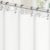 MitoVilla 3 in 1 Shower Curtain Set, White Modern Slub Textured Fabric Shower Curtain and Clear PEVA Liner Set with 12 Double Sided Steel Hooks, Waterproof Fabric Hotel Bathroom Curtain – 72×72