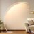 2000LM Ultra-Wide Coverage LED Lamps for Living Room with 3 Color Temperatures, White Dimmable Arc Floor Lamps, Modern Standing Tall Lamp with Remote Control Reading Floor Lamp for Bedroom Office
