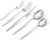 KINGSTONE Silverware Set, 40-Piece Flatware Set Cutlery Set Premium 18/10 Stainless Steel, Tableware Include Forks Knives Spoons for Home Kitchen Restaurant Wedding, Dishwasher Safe