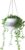 KiaoTime Ceramic Hanging Planter for Indoor Outdoor, Decorative Boho Flower Green Grass Plant Succulent Air Plants Hanging Plant Pots Holder