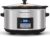 Elite Gourmet MST-900D 8.5Qt Digital Programmable XL Jumbo Slow Cooker, Adjustable Temp, Entrees, Sauces, Stews & Dips, Dishwasher Safe Glass Lid & Crock, Stainless Steel