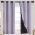 SimpleHome Lilac 100% Blackout Curtains Room Darkening Living Room 63 Inch | Curtains for Bedroom,Thermal Insulated Grommet Window Drapes,Curtains for Living Room with Black Back,38 x 63 Inch,2 Panels