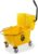 Dryser Commercial Mop Bucket with Side Press Wringer, 26 Quart, Yellow