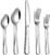 PHILIPALA 20 Piece Silverware Set, Stainless Steel Flatware Set for 4 Food Grade Novelty Flatware Cutlery Utensil Set Include Knife Fork Spoon Mirror Polished Dishwasher Safe
