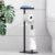 Kitsure Toilet Paper Holder Free Standing – Rustproof Metal Toilet Paper Stand for 4 Rolls with Anti-Slip Base and Shelf for Phone & Small Items, Bathroom Organizers and Storage, Medium, Black
