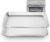 Baking Sheet Pan for Cuisinart Toaster Oven Tray,air fryer tray replacement | 12.4″x11″Stainless Steel for Cuisinart Air Fryer TOA-060/065/070,Toaster Oven Accessories,Cookie & Bread Baking Pan 2 PCS