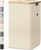 BALEINE Laundry Hamper with Lid, Tall Laundry Baskets with Bamboo Pull Handles, Large Laundry Bin with Internal Support (26 Gal/100L, Beige)
