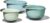 OXO Good Grips 3-Piece Plastic Mixing Bowl Set – Cadet Blue, Tower Gray, Jade, Small, Medium, Large