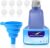 Replacement Bottle for Swiffer® Wet Jet™ Mop, Refillable, 500 ML Leak-Proof HDPE Refillable Bottle, 17 FL OZ Solution Bottles with 7 Sealing Pads and 1 Folding Funnel, Empty Bottle