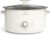Martha Stewart 8 QT Slow Cooker, Programmable with Timer, 3 Heat Settings (Low, High, Warm), Nonstick Ceramic Removable Crock, Stovetop & Oven Safe, Glass Lid, Simmer, Reheat, Warm, Linen