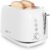 Keenstone Toaster 2 Slice, Retro Wide Slot Stainless Steel Toaster with 6 Browning Levels, Reheat & Defrost, for Bagel, Toast, Bread, Kitchen Essentials, Removable Crumb Tray, White