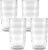 Tervis Clear & Colorful Tabletop 10oz Made in USA Double Walled Insulated Tumbler Travel Cup Keeps Drinks Cold & Hot, 10oz – 4pk, Clear