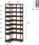 Tribesigns 9 Tiers Corner Shoe Rack, Tall Vertical Shoe Rack Organizer, Free Standing Large Shoe Storage Shelf for Entryway Hallway Closet, Space Saving, Rustic Brown