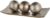 Creative Scents Dublin Silver Decorative Tray and Orbs Balls Set – Centerpiece Bowl with Balls for Dining room Table, Rustic Coffee Table Decor for Living Room Decor, Gift Boxed