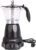 LAOION Cuban Coffee Maker, 6 or 3cup Electric Espresso Coffee Maker, Portable Cafeteras Electricas Modernas, Electric Moka Pot with Detachable Base & Overheat Protection, Coffee Gift for Home Travel