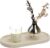 Koville Italian Travertine Tray, 12″x6″ Vanity Decorative Marble Tray for Countertop, Catchall Tray for Perfume, Candles, Jewelry Dish Tray