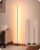 EDISHINE LED Corner Floor Lamp, 57.5″ Minimalist Dimmable Sleek Light, Adjustable Height, Standing Tall Floor Lamps for Living Room, Bedroom, Office, 3000K Warm White Light, Black