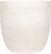 Creative Co-Op Large Matte White Embossed Stoneware Planter