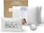  AllerEase Platinum 2-in-1 Adjustable Pillow, CleanBoost Allergen Barrier, Extra Fill, Standard/Queen – 2 Pack