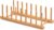 Bamboo Dish Drying Rack for Kitchen Counter and Cabinet, Dish/Book/Plate/Bowl/Cup/Cutting Board/Pot Lid Organizer for Kitchen, Living Room, Study, Display Cabinet (8 Slots)