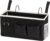 Bedside Storage Caddy/Bedside Hanging Storage Bag for Headboards Bunk Beds Dorm Rooms Book Phone Magazine Holder (Black)