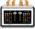 4 Slice Toaster Touch Screen, Stainless Steel Toasters Digital Timer, Dual Control Panel Toasters, 8 Shade Settings 6 Bread Types for Bagel, Cancel, Defrost 1650W Black