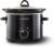 Crock-Pot 2-Quart Manual Slow Cooker, Feeds 2+ People, Great for Small Meals, Dips, & Sides; Removable Stoneware is Oven & Dishwasher-Safe, Black