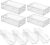 Storage Bins for Home Organization, 8 Pack Stackable Clear Pantry Organizers and Storage Containers for Kitchen Cabinet Fridge Bathroom Shelf, Durable Plastic Drawer Dividers for Household Items