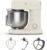 Martha Stewart 5.3Qt Stand Mixer, 12-Speed Tilt-Head Electric Kitchen Mixer with Stainless Steel Bowl, Dough Hook, Whisk & Beater, Splash Guard, Ideal for Baking Bread, Cake & Whipping, Linen Cream