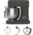Martha Stewart 5.3Qt Stand Mixer, 12-Speed Tilt-Head Electric Kitchen Mixer with Stainless Steel Bowl, Dough Hook, Whisk & Beater, Splash Guard, Ideal for Baking Bread, Cake & Whipping, Caviar Gray
