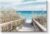 TAR TAR STUDIO Beach Artwork Seascape Wall Art: Seaside Painting Fence Pathway Picture Print on Wrapped Canvas for Living Room (36”W x 24”H, Multiple Sizes)