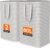 Lifewit 2 Pack Laundry Basket 80L Each, Collapsible Clothes Hamper with Reinforced Handles, Freestanding Waterproof Design for Bedroom and Laundry Room, Grey 160L Total