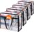 Lifewit 4 Pack Clear Clothes Storage Bags, 45L Plastic Blanket Storage Bag, Vinyl Foldable Moving Bags with Zipper, Closet Organizers and Storage Containers for Bedding, Duvet, Comforter