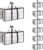 8 Pack-Extra Large Heavy Duty Moving Bags – Waterproof Storage Totes with Handles & Zippers, Foldable for College Dorm, Storage (Clear)
