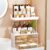 StorBin 3 Large Drawers Makeup Organizer – 5 Tier Bathroom Counter Organizers and Storage, Versatile Perfume Vanity Organizer, Ideal for Cosmetic, Large Skincare, Face Mask, Office Supplies, Amber