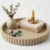 OAKOA Decorative Tray for Decor – Coffee Table Tray for Living Room – Round Tray for Home Decor – Coffee Table Decor Centerpiece – Modern Minimalist Centerpiece
