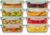Fusion Gourmet 8 Pack 35 oz Glass Storage Containers with Lids – Airtight, Leakproof, Oven, Microwave & Freezer Safe, Stain & Odor Resistant, Reusable Meal Prep Containers (16-Piece)