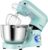 Aucma Stand Mixer,6.5-QT 660W 6-Speed Tilt-Head Food Mixer, Kitchen Electric Mixer with Dough Hook, Wire Whip & Beater (Blue, 6.5QT)