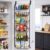 Delamu Over the Door Pantry Organizer, 6-Tier Metal Pantry Door Organization and Storage, Hanging Kitchen Basket Spice Rack Seasoning Shelves, Cabinet Door Organizer for Easy Install,D5xW18xH50inch