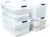 Rubbermaid Cleverstore 95 Qt Clear Storage Bins with Lids, 4-Pack, Stackable, BPA-Free, Made in USA
