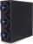 San Jamar EZ-Fit Cup Dispenser Cabinet, One Size Fits All Storage for Drink Cups in Commercial Kitchen, 3 Cup Slots, 1 Count, Black