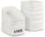 8 Pack Small Storage Baskets for Organizing, Woven Rope Bins for Bathroom, Closet, Shelf Organizer, Cute Cube Decorative Box for Towels, Baby Nursery, Toys, Gift Empty Baskets – 11.5″x7.5″x4.7″-White