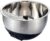 Rice Washer Strainer Bowl Quinoa Washing Bowl Stainless Steel Colander Versatile Side Drainers for Cleaning Rinsing Fruits, Vegetables, and Beans – Tilting Non-slip Silicone Bottom