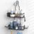 Aitatty Hanging Shower Caddy Bathroom Organizer: Rustproof Shower Shelf Racks Over Shower Head – No Drilling Inside Bath Shower Rack Shelves Over Showerhead for Shampoo with Soap Holder Black