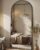 Antok 71″ x28” Arched Full Length Floor Mirror, Black Aluminum Frame, Free Standing/Wall Mount/Leaning for Bedroom, Living Room, Dressing Room