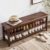 XKZG Shoe Rack Bench Wooden Shoe Storage Bench Rustic Solid Wood Entryway Bench (Brown,47.2″)