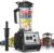 H-Duka 1800W Blender for Smoothies, 70oz Pitcher & 20oz Grinder, 28000 RPM High Speed Countertop Blender for Kitchen for Ice Crushing, Frozen Fruits & Nut Butter, 1-5 Min Timer, Multiple Speeds