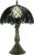 Tiffany Style Stained Glass Table Lamp 18.5 Inch – Multicolor Leaf | 12X12X18.5 Inch, E26 Bulb Base，Pull Chain Switch, Ceramic Base, Bedside, Bedroom, Living Room, Office, Reading Light,