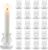Romadedi Glass Candle Holder for Candlestick – 20 Pcs Clear Small Tapered Candle Holder Decor Bulk Wedding Table Centerpiece for Candle Sticks Christmas Party Living Room Dinner Advent
