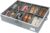 Surblue Shoe Storage Organizer Under Bed Adjustable Dividers Oxford Container Closet Storage Solution with Clear Cover and Handle for Clothing Boots Blankets Sweaters Toys,10 Pairs